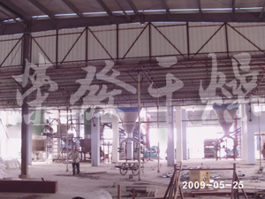 高嶺土閃蒸干燥機干燥工程項目